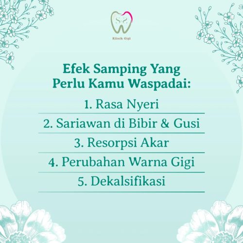 Edukasi SNS Klinik Efek Samping Behel